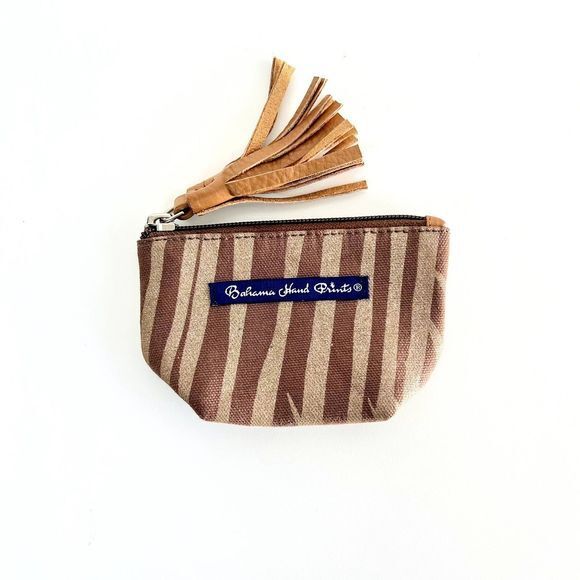 Bahama Hand Prints Set Clutch and Coin Purse-Retired and Rare! - Picture 8 of 13